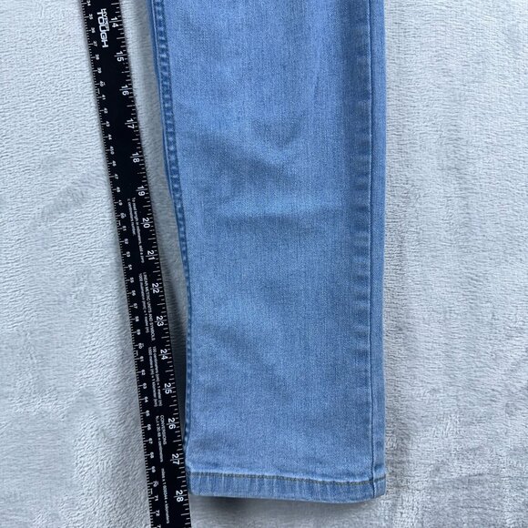 Nuon Skinny Jeans Denim Stretch Light Wash Five Design Pockets Womens Blue SZ 34 - Picture 10 of 12